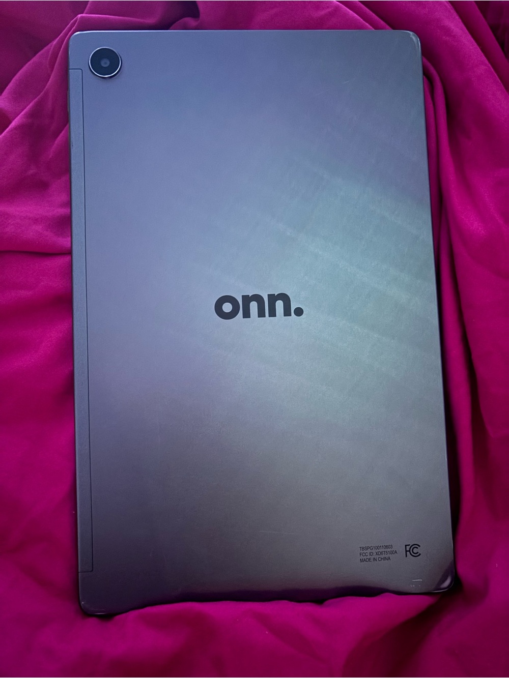 onn. 10.1" Tablet in Slate Gray — Sleek Metal-Finish Design